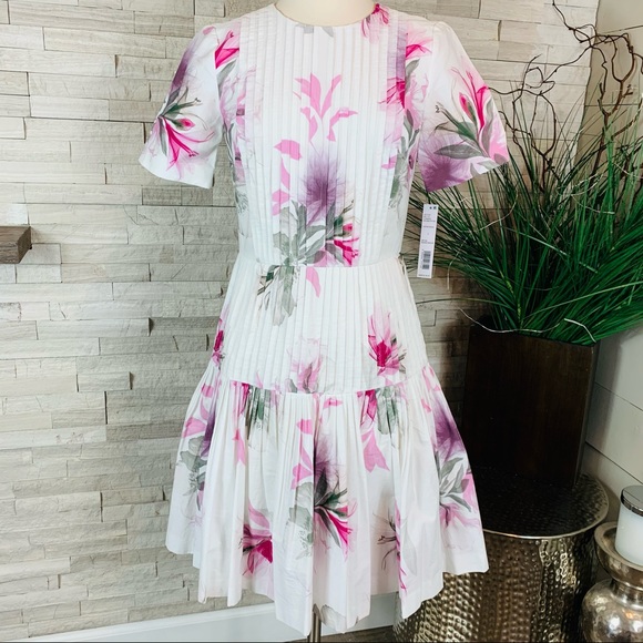 Antonio Melani NWT Debra Floral Poplin Dress $169 - Picture 2 of 14